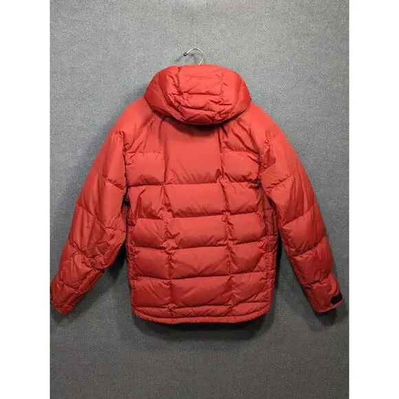 Vtg Gap Puffer Jacket Mens Large Down Fill Y2K Hooded Coat Quilted Streetwear
